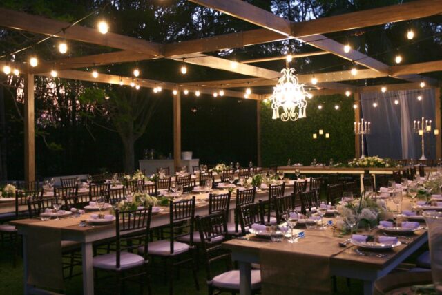 Marquee Hire for Wedding at Night