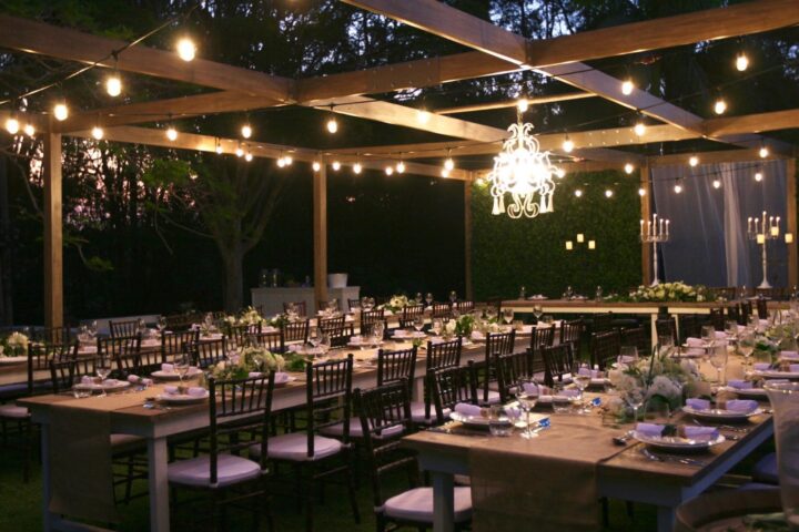 Marquee Hire for Wedding at Night